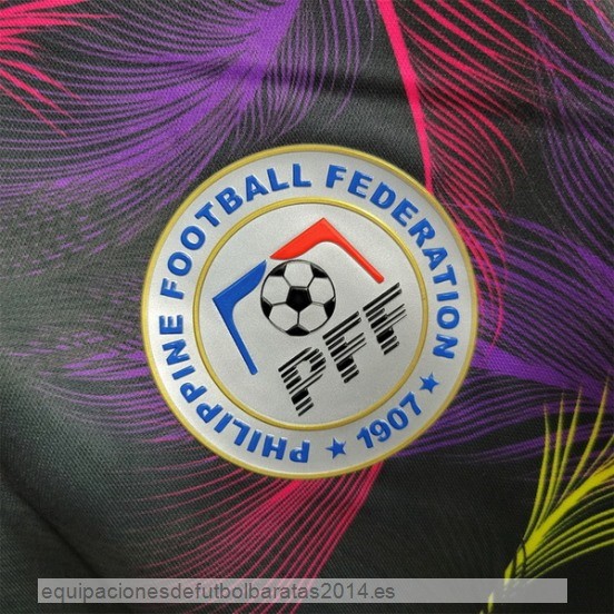 Nuevo Tailandia Portero Camiseta Manga Larga Filippine 2023 Negro Baratas